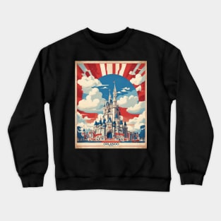 Orlando Florida United States of America Tourism Vintage Poster Crewneck Sweatshirt